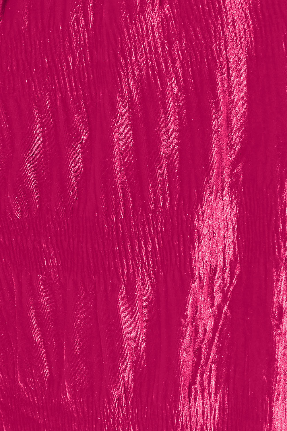Hot Pink velvet fabric texture with crinkled shirring pattern