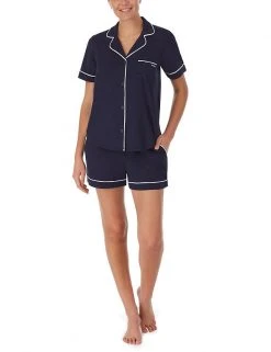 DKNY Pyjamas Cotton Rich Shortie Pyjama Set -Lingerie Sales Shop SD 05 T13 2421 F0 X EC 0