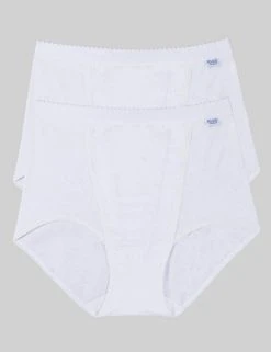 SLOGGI Knickers 2pk High Waisted Control Maxi Full Briefs