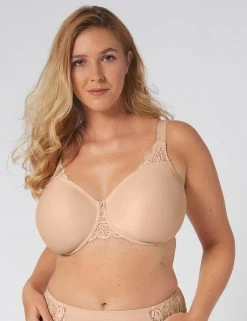 TRIUMPH Bras Amourette 300 Lace Trim Minimiser Bra C-F -Lingerie Sales Shop SD 08 T13 2880 LG X EC 0