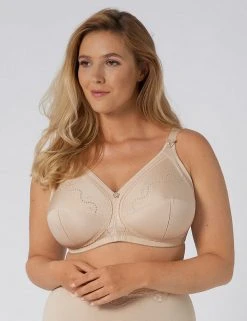 TRIUMPH Lingerie Doreen Non Wired Total Support Bra With Cotton C-G -Lingerie Sales Shop SD 10 T13 1501 L0 X EC 0