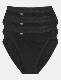 SLOGGI Knickers 3pk Cotton Rich Tai Briefs