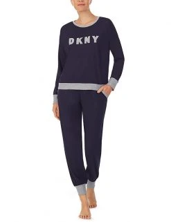 DKNY Pyjamas Cotton Rich Embroidered Pyjama Set 34 DKNY Pyjamas Cotton Rich Embroidered Pyjama Set -Lingerie Sales Shop SD 10 T13 2423 F0 X EC 0