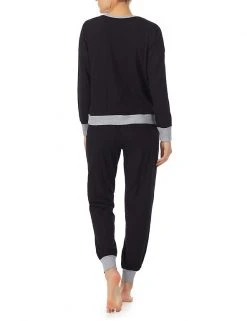 DKNY Pyjamas Cotton Rich Embroidered Pyjama Set 25 DKNY Pyjamas Cotton Rich Embroidered Pyjama Set -Lingerie Sales Shop SD 10 T13 2423 Y0 X EC 3