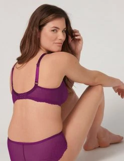 TRIUMPH Triumph Mirage Spotlight Lace Underwired Minimiser Bra C-G -Lingerie Sales Shop SD 10 T13 4102 F8 X EC 2