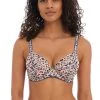 Freya Lingerie Wildside Animal Print Wired Plunge Bra D-K -Lingerie Sales Shop SD 10 T13 4124 L4 X EC 0