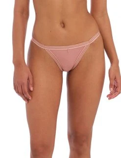Freya Tailored Geometric Mesh Lace Bikini Knickers