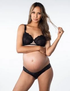 Hotmilk Bras True Luxe Lace Flexi Underwire Nursing Bra D-J