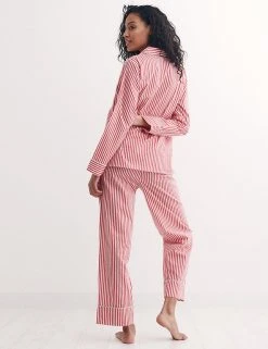 Nobody's Child Pyjamas Pure Cotton Striped Pyjama Set -Lingerie Sales Shop SD 10 T82 4812 B4 X EC 2