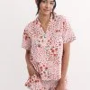 Nobody's Child Pyjamas Pure Cotton Floral Shortie Pyjama Set -Lingerie Sales Shop SD 10 T82 4814 Z4 X EC 0