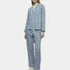 Jigsaw Cotton Modal Floral Pyjamas -Lingerie Sales Shop SD 10 T83 5252 E4 X EC 0